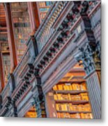 Trinity College Library Dublin Triptych Part 3 Metal Print