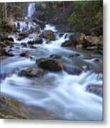 Triple Falls On Bruce Creek 5 Metal Print