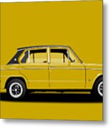 Triumph Dolomite Sprint. Mimosa Yellow Edition. Customisable To Your Colour Choice. Metal Print