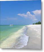 Tropical Beach - Sanibel Island Metal Print