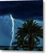 Tropical Thunderstorm Metal Print