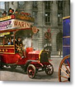 Truck - Bus - The London Motor Bus 1915 Metal Print
