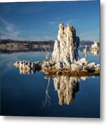 Tufa - Reflections Series #7 - Mono Lake, Ca, Usa - 2011 3/10 Metal Print