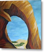 Tunnel Arch Painting Metal Print