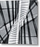 Twisted Staircase Metal Print