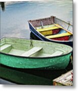 Two Rowboats In Nova Scotia Metal Print