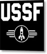 United States Space Force Ussf Metal Print