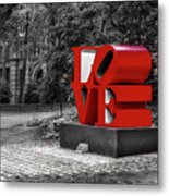 Upenn Love Sculpture Sc Metal Print