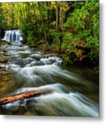 Upper Falls Left Fork Holly River Metal Print