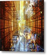 Urban Lights Metal Print