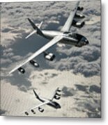 Usaf Boeing B-47e Stratojets Metal Print