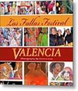 Valencia Travel Poster Metal Print