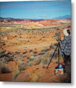 Valley Of Fire Painter Metal Print