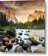 Valley Of Gods Metal Print