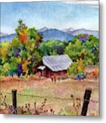 Valmont Barn Metal Print