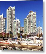 Vancouver British Columbia Canada Cityscape 4358 Metal Print