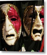 Venice Carnival Night Metal Print