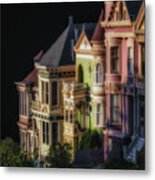 Victorians On Steiner Street Metal Print