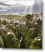 View From Puente Nuevo Metal Print