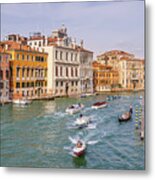 View From The Accademia Bridge - Venice, Italy Metal Print