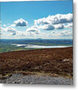 View Of Lough Gill From Knocknarea Ireland Metal Print