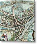 View Of Namur, 1581 Metal Print
