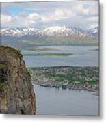 View Over Tromso, Norway Metal Print