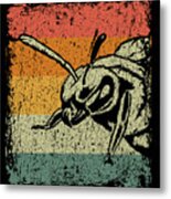 Vintage Bee Wasp Gift Metal Print