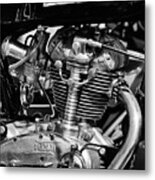 Vintage Ducati Desmo 250cc Monochrome Metal Print
