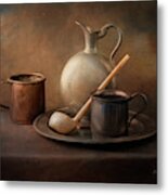 Vintage Table Still Life Metal Print