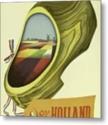 Vintage Travel Poster Holland Metal Print