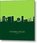 Virginia Beach Virginia Skyline #21 Metal Print