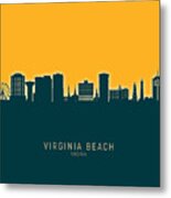 Virginia Beach Virginia Skyline #24 Metal Print