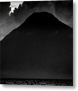 Volcano San Pedro Across The Waters Metal Print