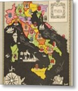 Vsevolode Nicouline - Giovanni De Agostini - Italia - 1938-1943 Metal Print