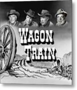 Wagon Train Metal Print