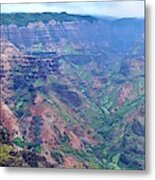 Waimea Canyon Kauai Left Pano Metal Print