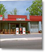 Wallys Service Station Mt. Airy Nc - Mayberry Metal Print