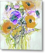 Warming Floral For The New Year Metal Print
