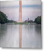 Washington Monument Washington Dc Painterly Metal Print