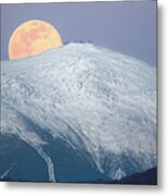 Washington Moon Rising Metal Print