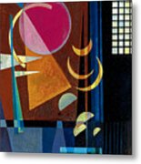 Wassily Kandinsky Scharf-ruhig Metal Print