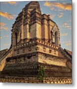 Wat Chedi Luang_chiang Mai Thailand Metal Print