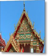 Wat Sing Thong Phra Wihan Gable And Wall Gate Dthnb0019 Metal Print