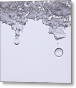 Water Drops Metal Print