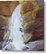 Water Tumble Metal Print