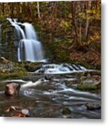 Waterfalls In Vermont Metal Print