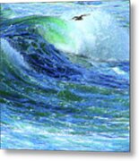 Wave To Me Metal Print