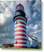 West Quoddy Head Lighthouse 3 Metal Print