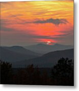 White Mountains New Hampshire Sunset 8x10 Metal Print